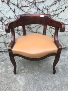 Carlo X Cherry Wood Desk Armchair - Restored (work in progress)_car 1542